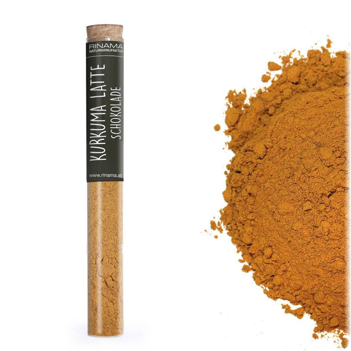 Kurkuma Latte Schokolade 21g/Glaszylinder naturbelassene Gewürzmischung 70C23456-19EB-4A8B-BDA9-D7C6C479A783.jpg