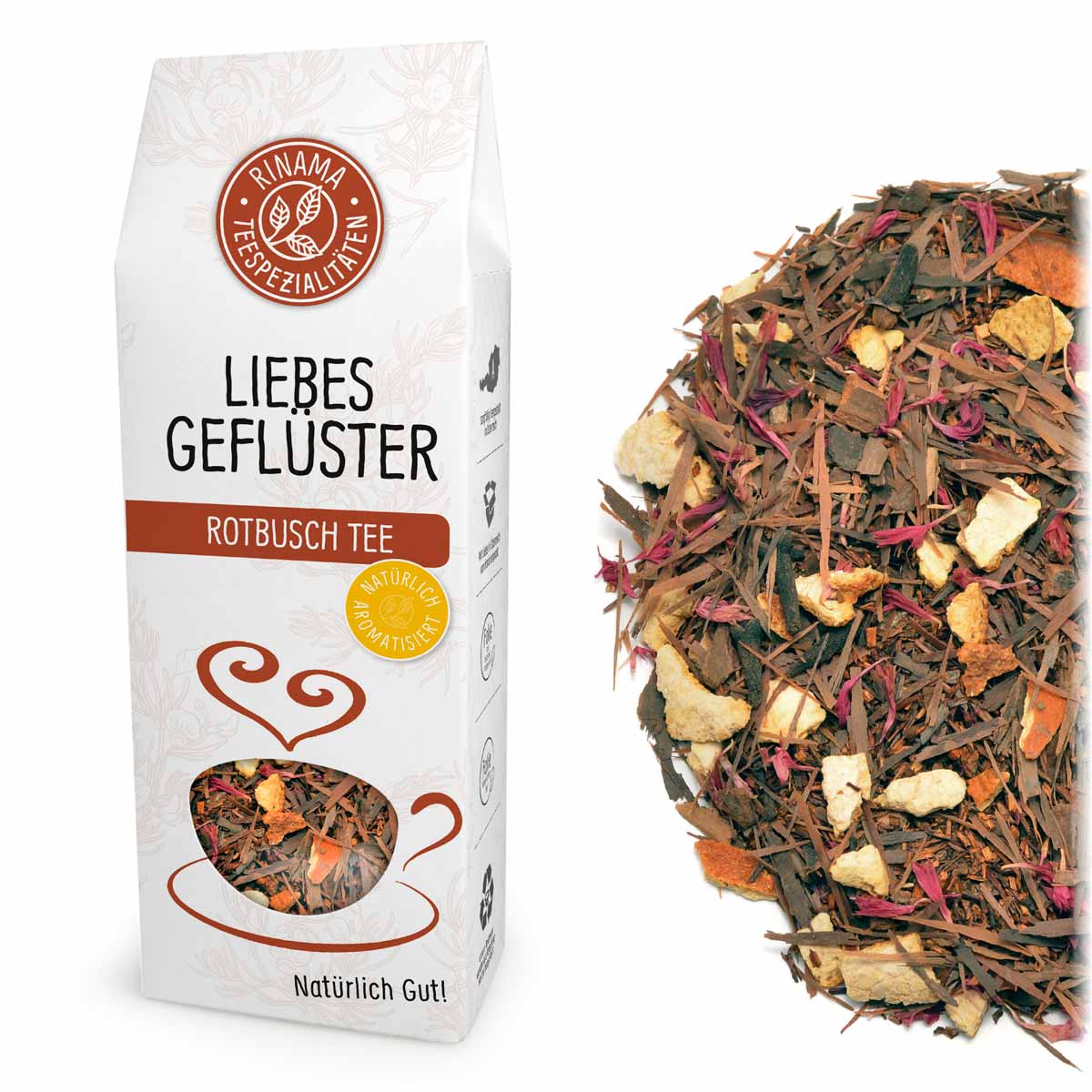Liebesgeflüster 100 g/Pkg natürlich aromatisierte Rotbuschteemischung DF723725-D79D-409D-AFE1-961F78FFB0DA.jpg