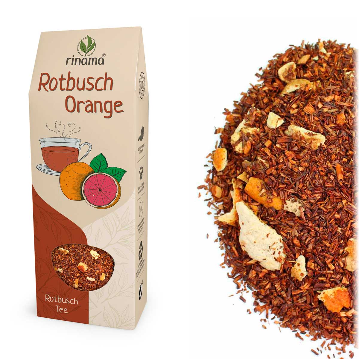 Orange 100 g/Pkg natürlich aromatisierte Rotbuschteemischung E3D34D49-78AF-4C79-91AD-7F0156D2125F.jpg