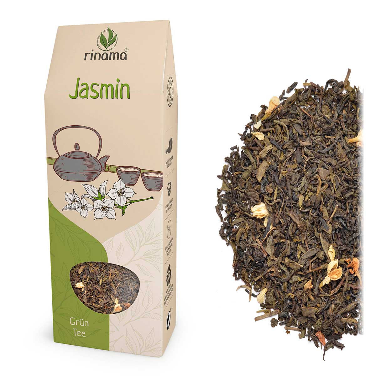Jasmin 90 g/Pkg naturbelassener Grüntee 33AB4EB3-81D1-40FA-A39B-37634695335C.jpg