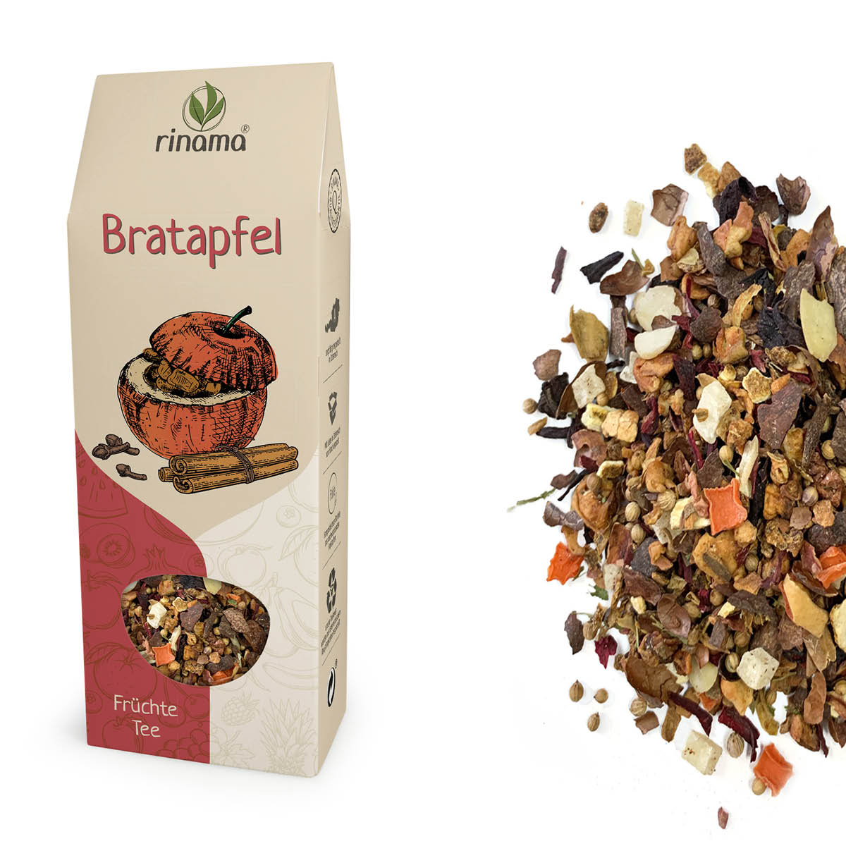 Bratapfel 100g/ Pkg aromatisierte Früchteteemischung D8839196-5520-46D7-9F47-44B2D643CBFC.jpg