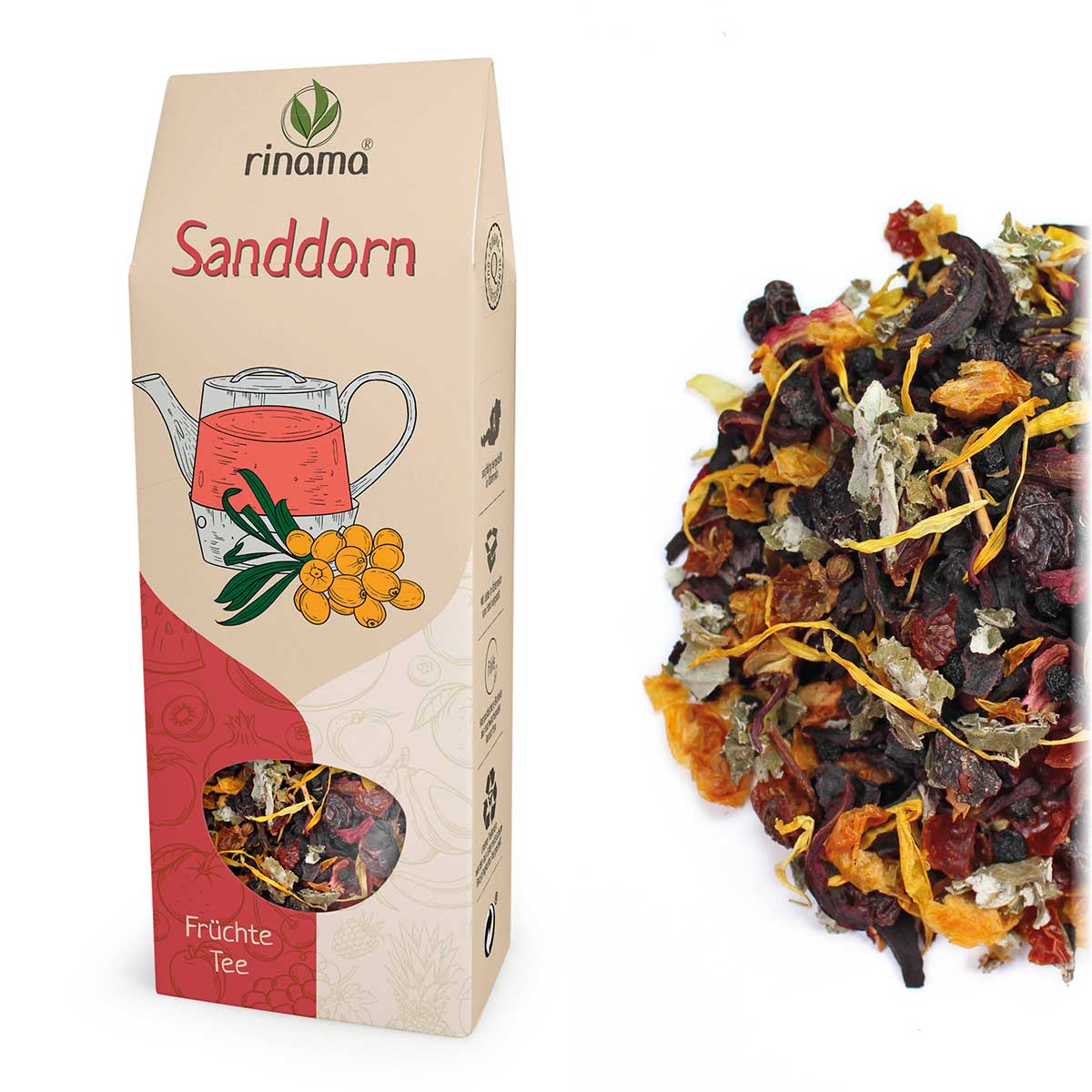 Sanddorn 100 g/Pkg natürlich aromatisierte Früchteteemischung 0AEBB0C3-2773-4483-AB37-E7EFFF2EC0FE.jpg