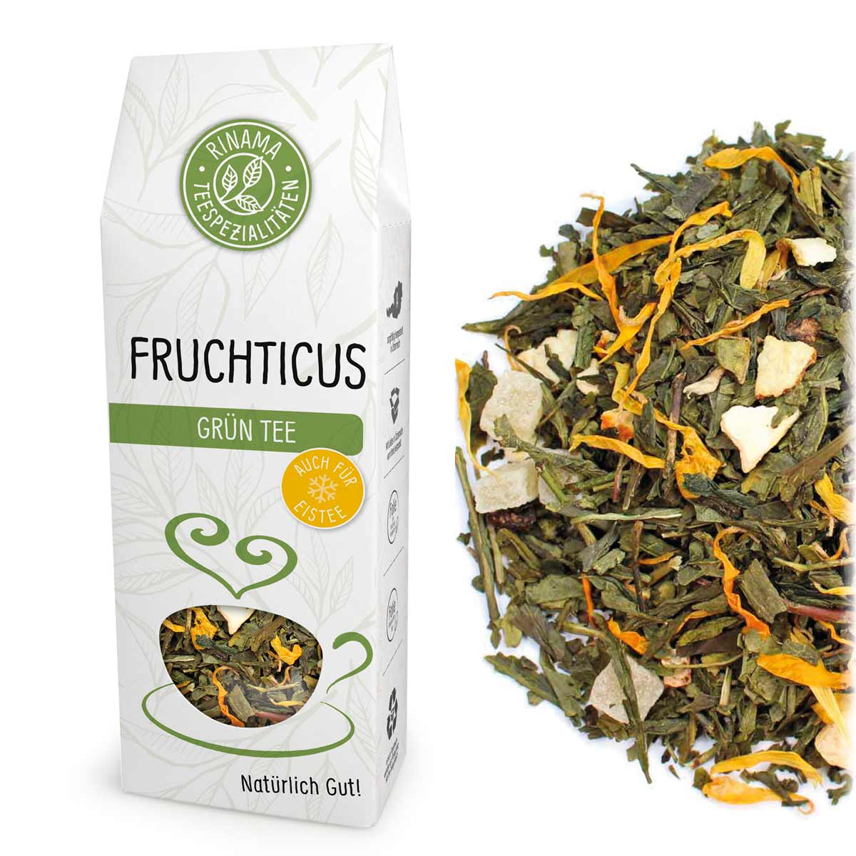 Fruchticus 85 g/Pkg aromatisierte Grünteemischung 31E3F237-1C78-4636-8910-240C3411BE68.jpg