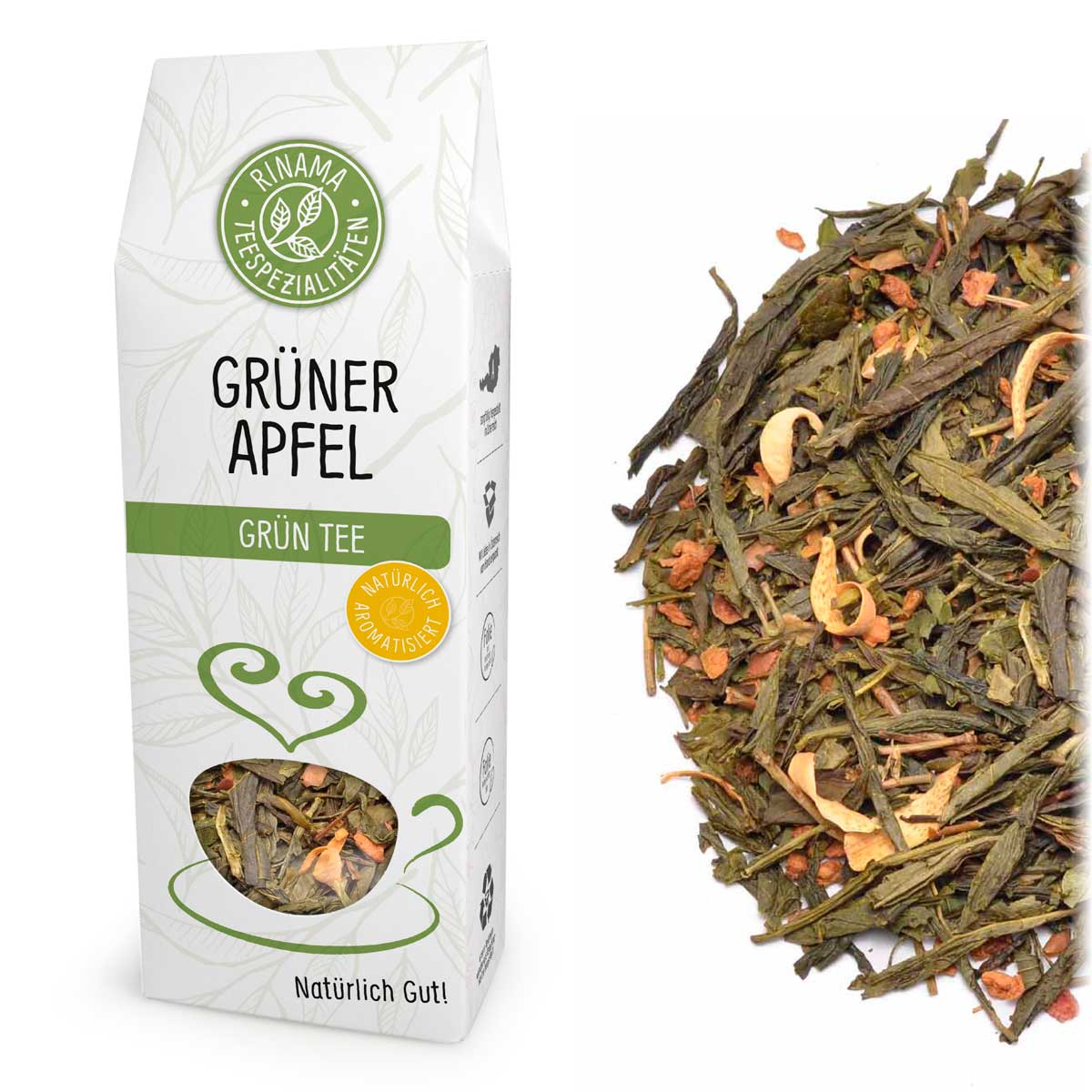 Grüner Apfel 85 g/Pkg natürlich aromatisierte Grünteemischung 0599F472-D447-42B5-911A-78812EF63A29.jpg