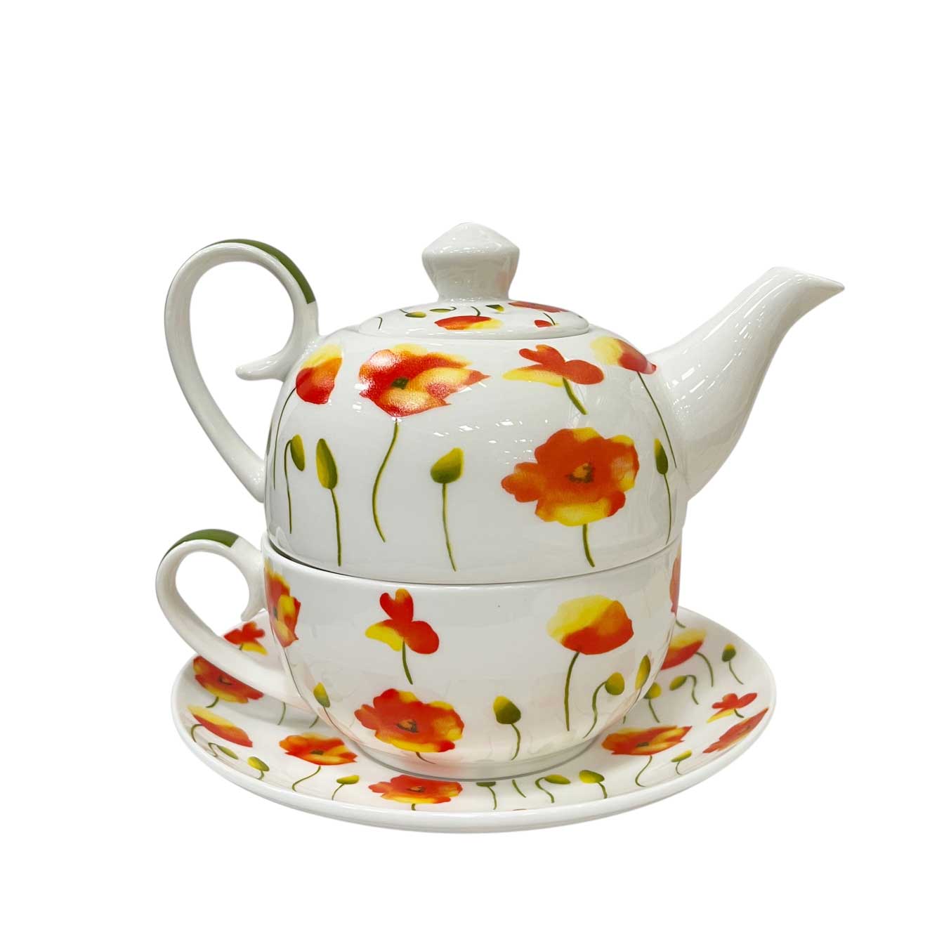 Tea for one Brillantporzellan -Iglu- Dekor Aquarellmohn A89F0103-F495-4B72-976E-116B13E785D8.jpg