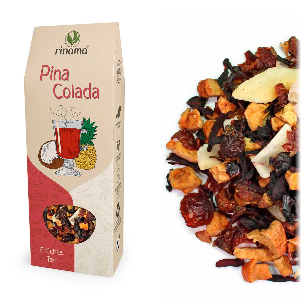 Pina Colada 100 g/Pkg aromatisierte Früchteteemischung A18D700F-09E6-4D12-BCF5-EDE470C4F08F.jpg