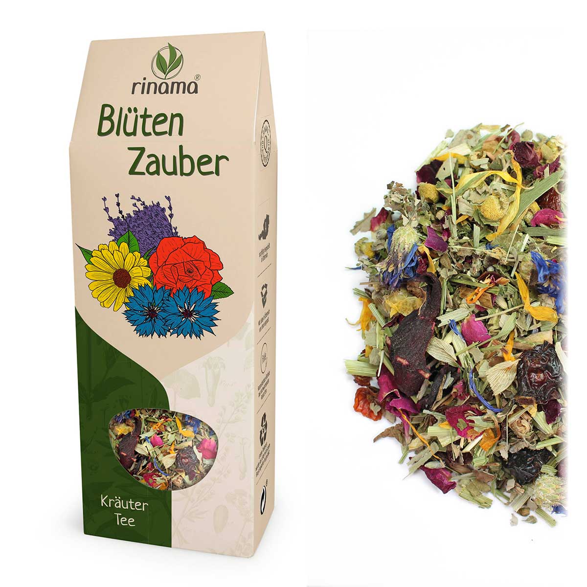 Blütenzauber 60 g/Pkg naturbelassene Kräuterteemischung 11D58EBC-F0CF-4D7C-A585-50689EF64533.jpg