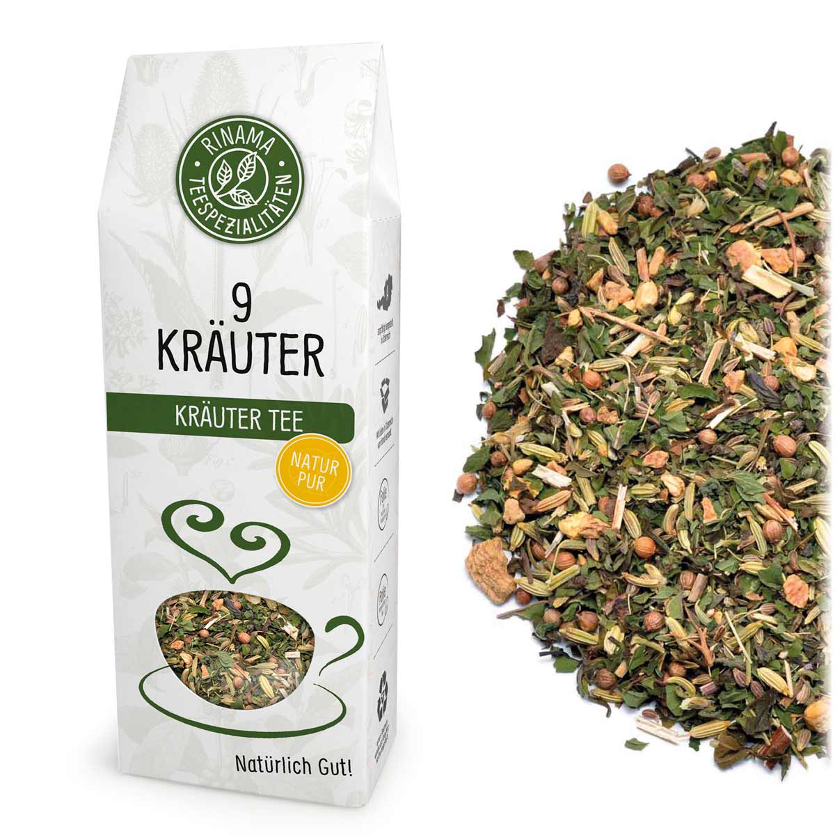 9 Kräuter 85 g/Pkg naturbelassene Kräuterteemischung E7CF085F-9F56-4138-9A4D-63F6A402332E.jpg
