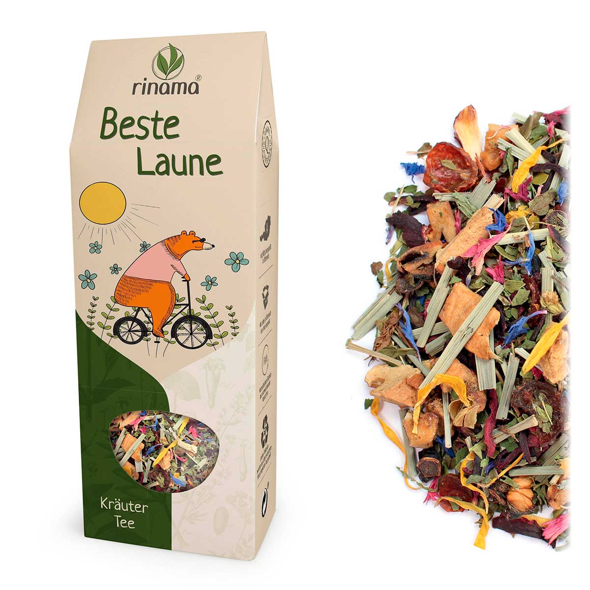 Beste Laune 90 g/Pkg naturbelassene Kräuterteemischung 79EAA458-A81D-417E-AC4B-2BCA1CE0A38E.jpg