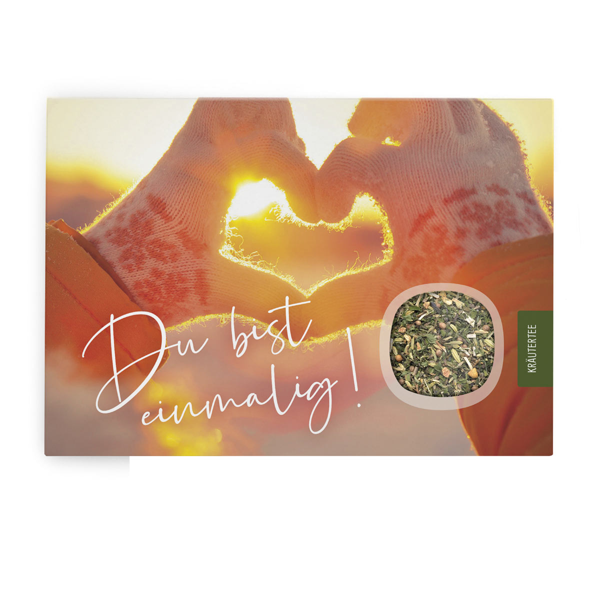 Du bist einmalig - Grußkarte - Sonne Herz Kräutertee 6D4F50BD-6589-4331-9366-78B1B5F61CC7.jpg