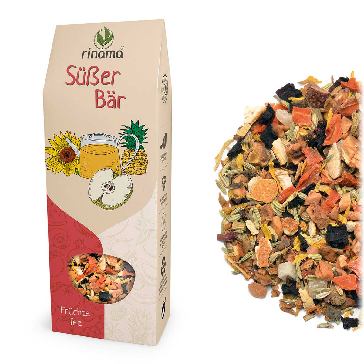 Süßer Bär 100 g/Pkg naturbelassene Früchteteemischung DA2B1549-AEC1-4A17-B275-AA1881F51101.jpg