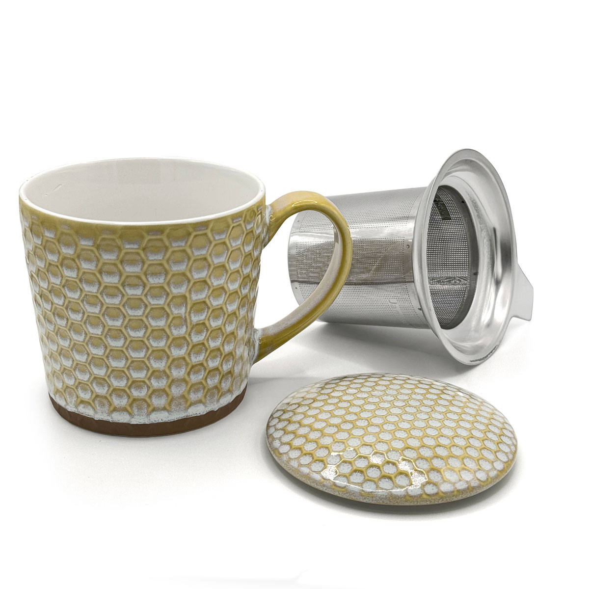 Steingut Kräuterteetasse mit Metallsieb und Deckel 500ml,  Farbe gelb D1A977C1-0C06-4BC1-B644-0C984C6AA5A3.jpg