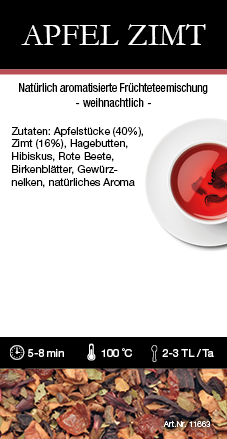 Apfel Zimt 10663  Etikett, Zutaten, Zubereitung (OHNE Datum,Gewicht) 40 Stk, 116x60mm, Sprache DE 0822BA59-803B-491A-BC33-20CAE0FDA254.jpg