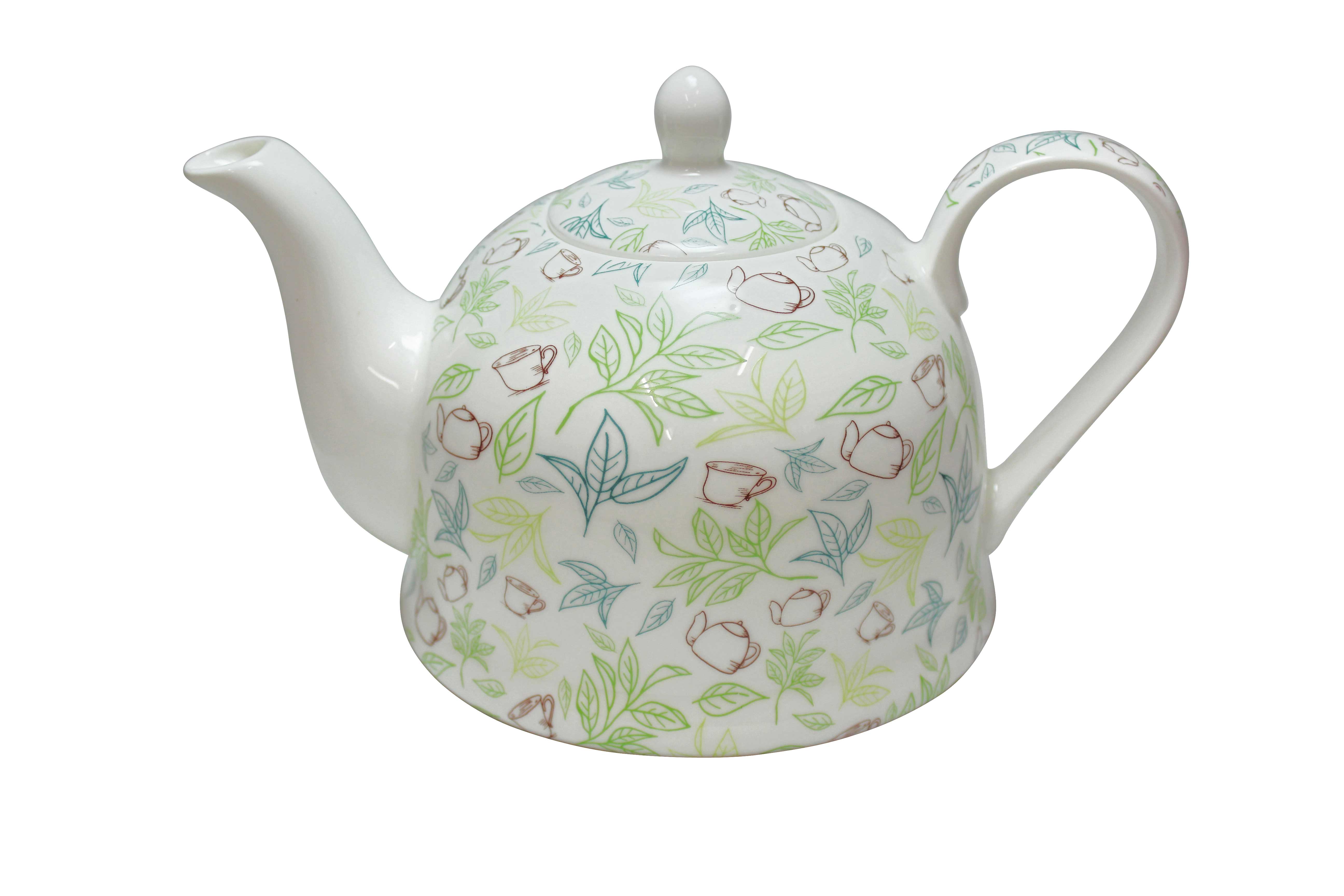 Kanne Porzellan -Iglu- Dekor Teeblätter und Teekannen A1DDD38F-7E77-492A-A08D-CB1B4E273EA3.jpg