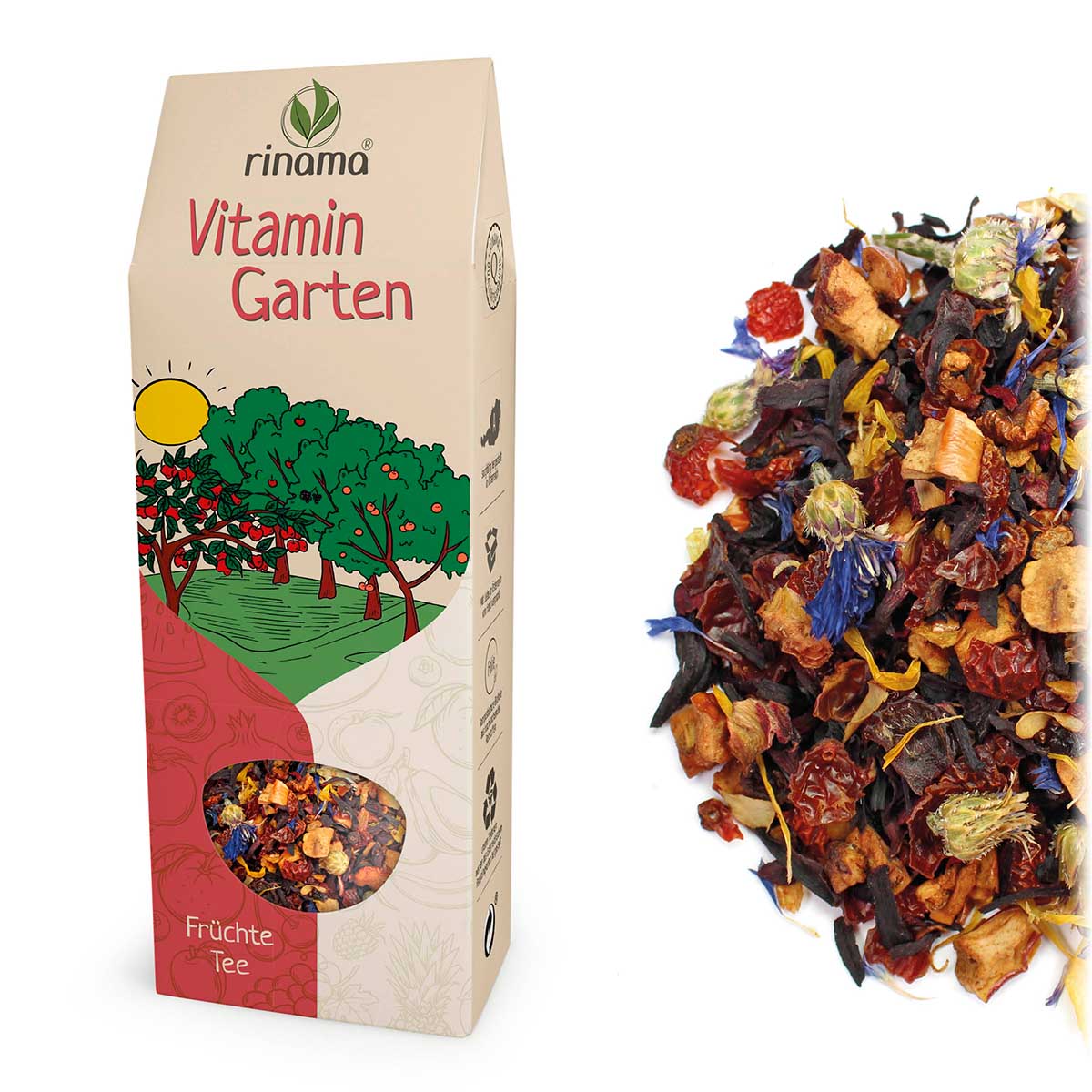 Vitamingarten 100 g/Pkg natürlich aromatisierte Früchteteemischung 4CBB6E4A-1F8B-4D3F-BBC2-360BFC1FFE74.jpg