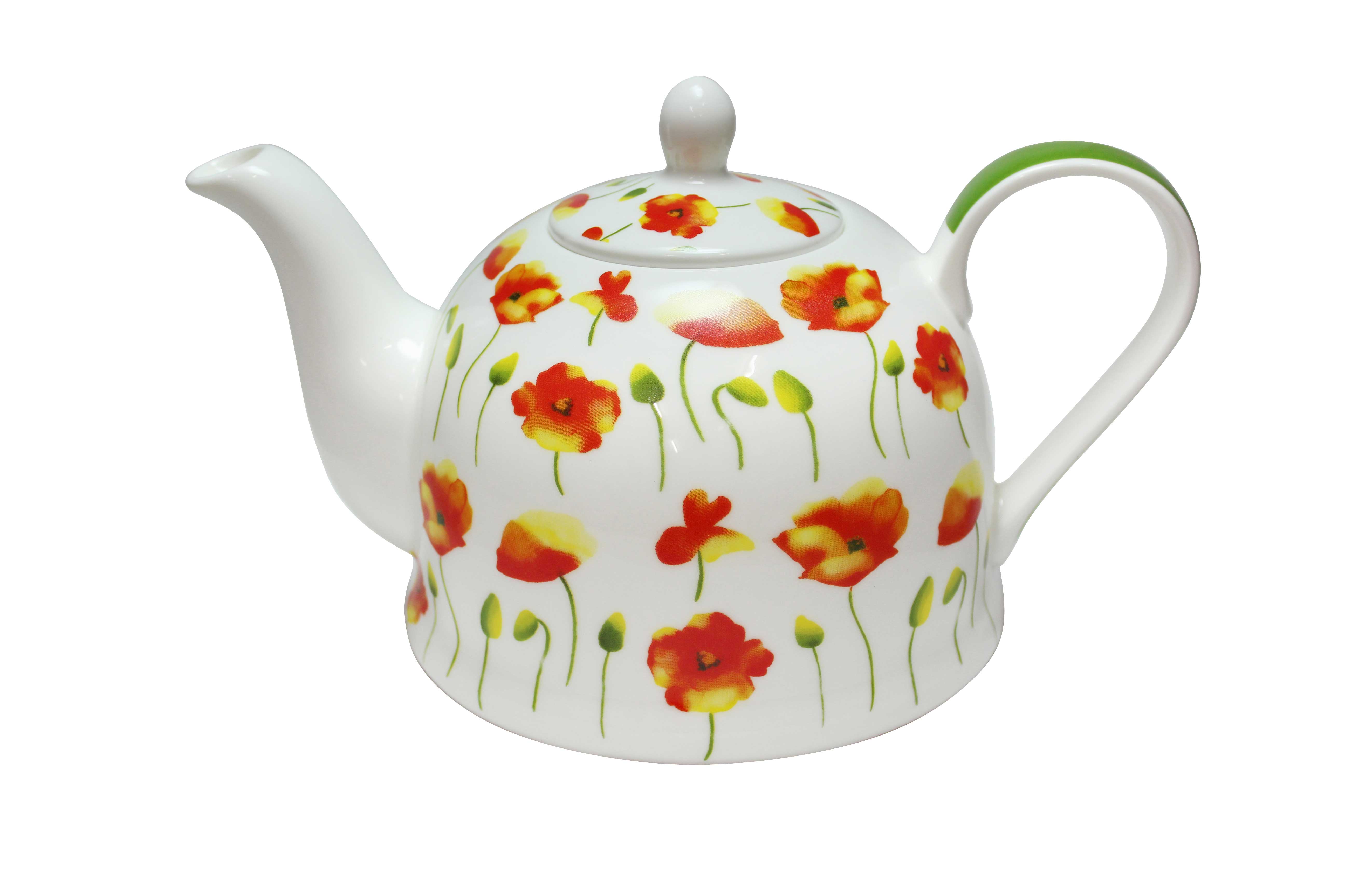 Kanne Porzellan -Iglu- Dekor Aquarellmohn 034202CB-A68B-4956-98DB-6DAF1B70AD72.jpg