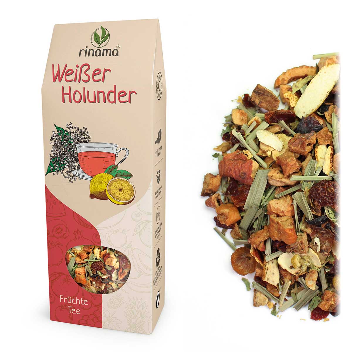 Weißer Holunder 100 g/Pkg aromatisierte Früchteteemischung 49046887-E976-48BF-AD0D-3D12A53DFFA0.jpg